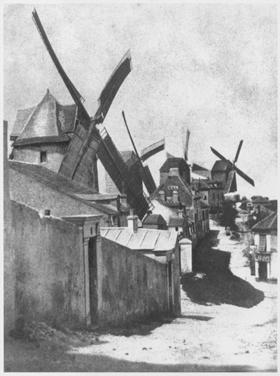 Windmills at Montmartre by Hippolyte Bayard